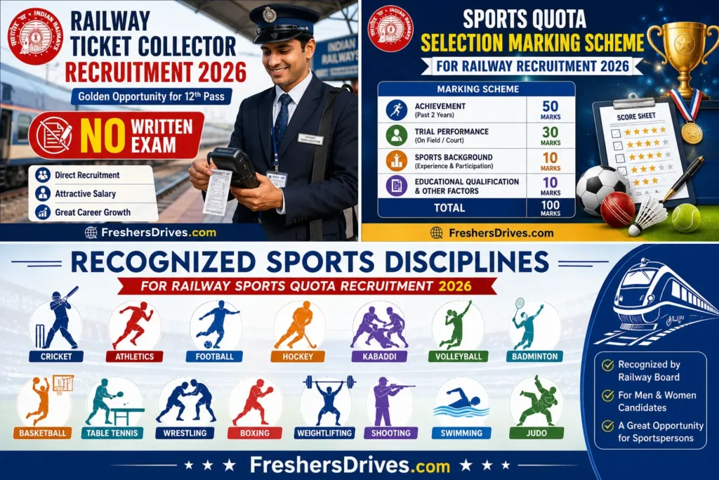 Railway Ticket Collector Recruitment 2026