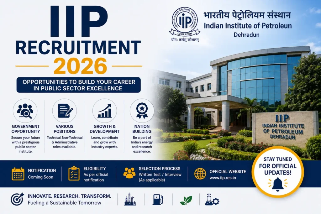IIP Recruitment 2026