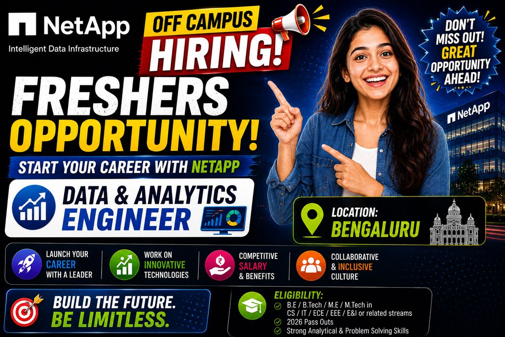 NetApp Off Campus 2026