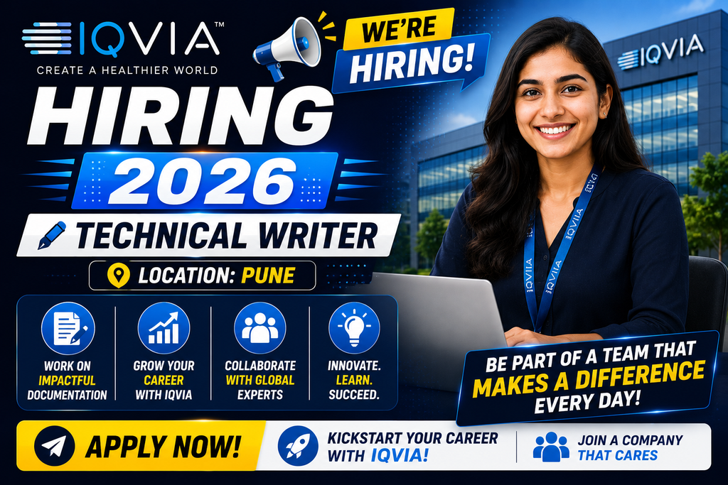 IQVIA Hiring 2026 For Technical Writer